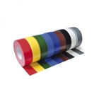 Glattes Textilband WT-5561 – PE-beschichtetes Textilgewebe, rot, 50 mm × 50 m