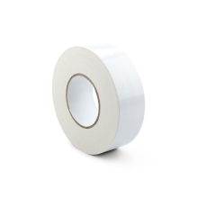 Glattes Textilband WT-5561 – PE-beschichtetes Textilgewebe, weiß, 50 mm × 50 m