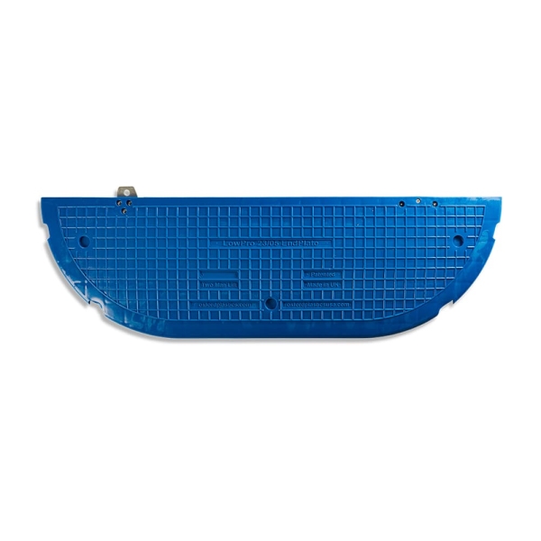Grabenabdeckung 15/5 bis zur Breite 700 mm, Endstück – SMC, Tragfähigkeit 44 t, 1500×500 mm