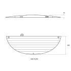 Grabenabdeckung 15/5 bis zur Breite 700 mm, Endstück – SMC, Tragfähigkeit 44t, 1500×500 mm