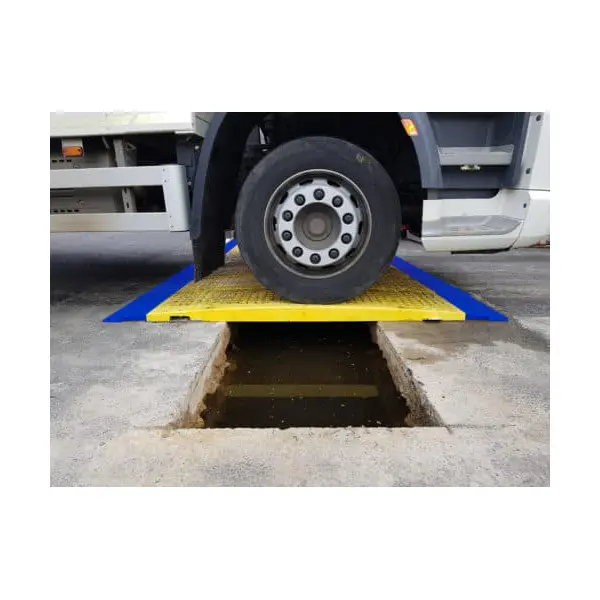 Grabenabdeckung 15/5 bis zur Breite 700 mm, Mittelstück – SMC, Tragfähigkeit 44 t, 1500×500 mm