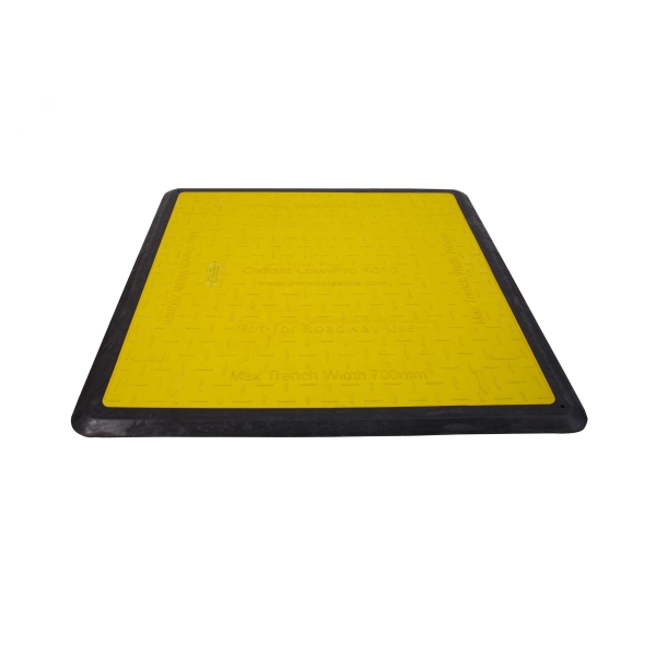 Grabenabdeckung mit Gummienden LowPro 11/11, bis zur Breite 700 mm