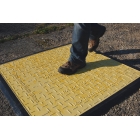 Grabenabdeckung mit Gummienden LowPro 12/8, bis zur Breite 700 mm