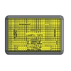 Grabenabdeckung mit Gummienden LowPro 15/10, bis zur Breite 1200 mm