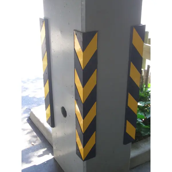 Gummi-Schutzeckenprofil Rubber 800 – gelb-schwarz