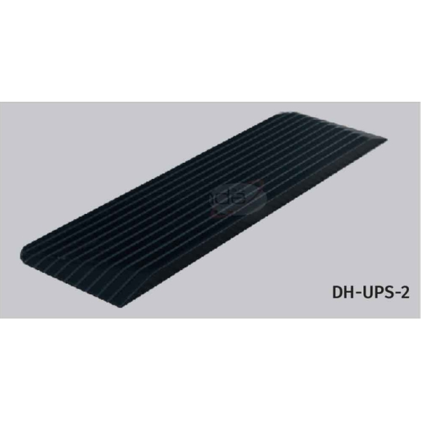 Gummiauffahrrampe – schwarz, 1100×320×38 mm