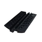 Gummibremse – Kabelübergang 30 km/h, 30 t – 500×300×55,6 mm, schwarz-gelb