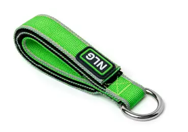 Gürtel-Ankerschlaufe NLG mit Tragfähigkeit 10 kg, verstärkt – Nylon, grün