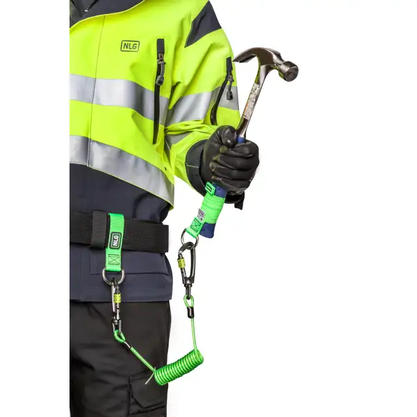 Gürtel-Ankerschlaufe NLG mit Tragfähigkeit 3 kg – Nylon, grün