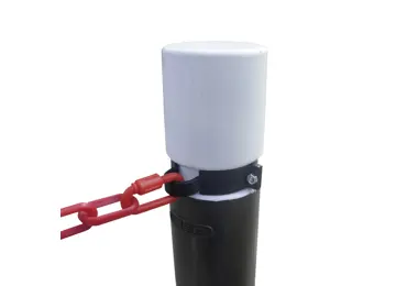 Haken zur Kettenbefestigung für flexible Pfosten TPU