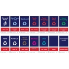 Hängesäcke für Abfallsortierung, RackSack 160 l – blau, 1000×920 mm, 10er-Pack