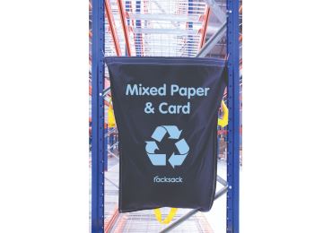 Hängesäcke für Abfallsortierung, RackSack 160 l – blau