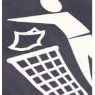 Hängesäcke für Abfallsortierung, RackSack 160 l, "Papier" – blau, 1000×920 mm