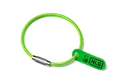 Hängeschlaufe NLG mit 3 kg Tragfähigkeit – Stahl, grün, D 170 mm