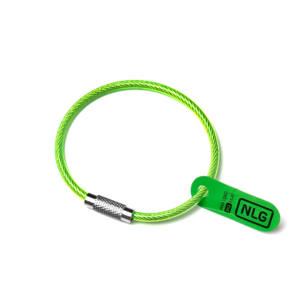 Hängeschlaufe NLG mit 3 kg Tragfähigkeit – Stahl, grün, D 170 mm