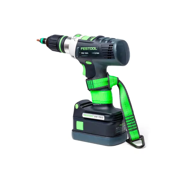 Hängeschlaufe NLG mit einem Sicherungsarm – Nylon, grün-schwarz, 340×25 m