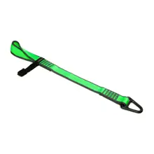 Hängeschlaufe NLG mit einem Sicherungsarm – Nylon, grün-schwarz, 340×25 m