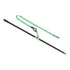 Hängeschlaufe NLG mit zwei Sicherungsarmen – Nylon, grün-schwarz, 340×25 mm