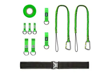Hängeset NLG für Bau und Wartung – Nylon, grün-schwarz