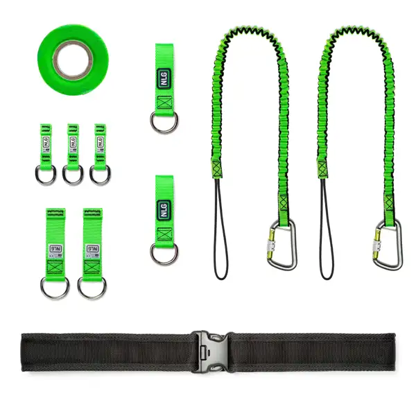 Hängeset NLG für Bau und Wartung – Nylon, grün-schwarz