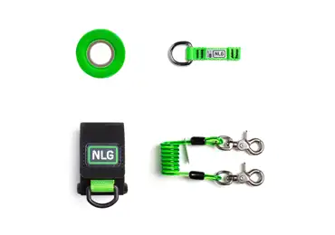 Hängeset NLG für für kleine Handwerkzeuge – Nylon, grün-schwarz