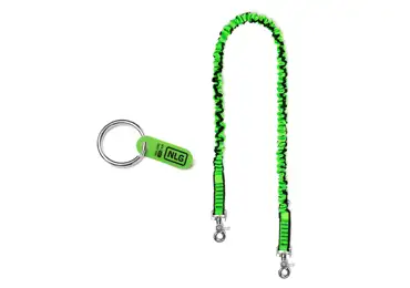 Hängeset NLG für Schlüssel – Nylon, grün-schwarz