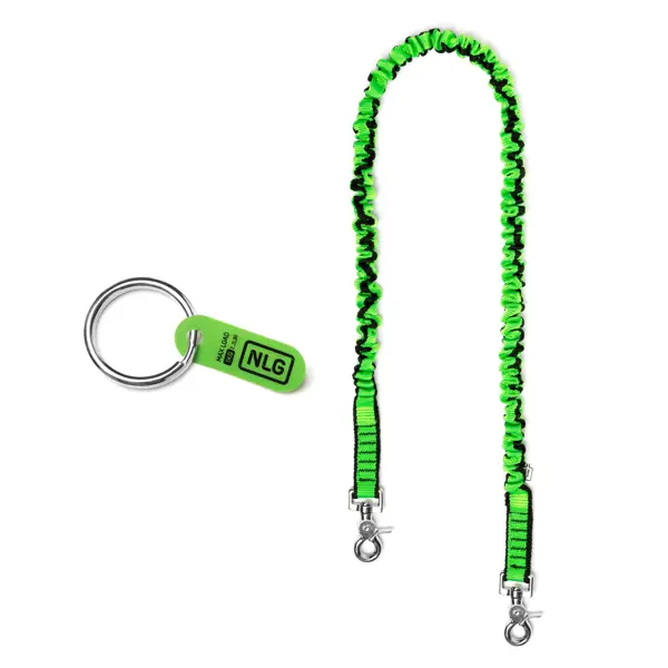 Hängeset NLG für Schlüssel – Nylon, grün-schwarz