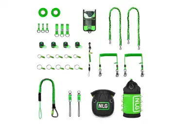 Hängeset NLG für Telekommunikationsfachleute – Nylon, grün-schwarz