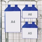 Hängetaschen für Dokumente mit Magnetschlaufen – 297×210 mm, A4 vertikal, 10er-Pack