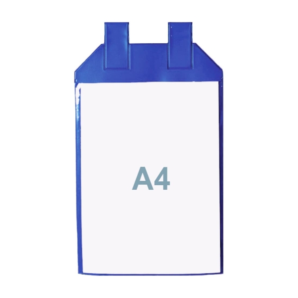 Hängetaschen für Dokumente mit Magnetschlaufen – 297×210 mm, A4 vertikal, 10er-Pack