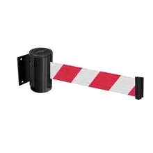 Heavy Duty Wandkassette, schwarz – rot-weißes Band 2,3 m
