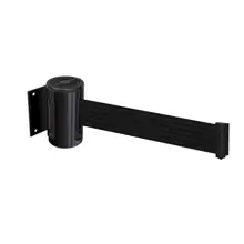 Heavy Duty Wandkassette, schwarz – schwarzes Band 2,3 m