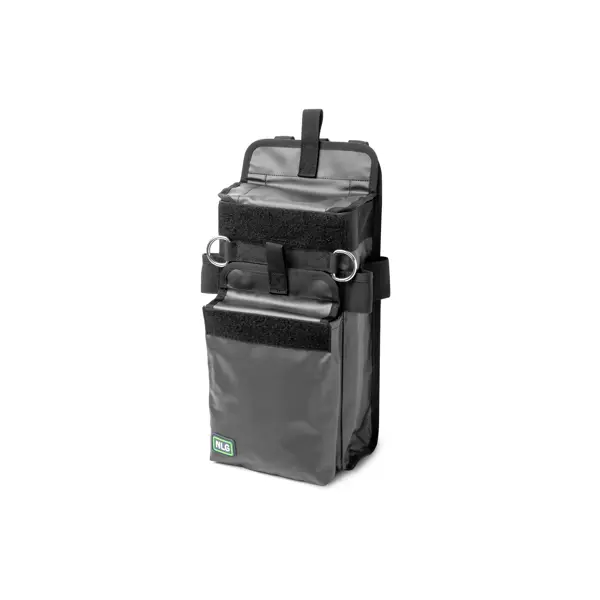 hohe Werkzeugtasche NLG mit 20 kg Tragahigkeit – Polyester, schwarz, 400×200×100 mm