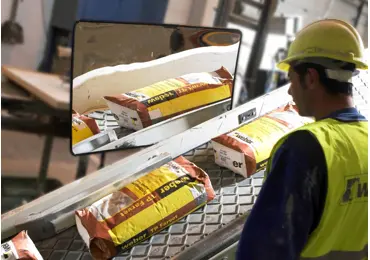 Industriespiegel Premium für Kontrolle von Produktionslinien mit Verlängerung – Acrylat