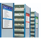Informationsrahmen, Kennzeichnung Frames 4 Docs, magnetisch – blau, Format A3, 10er-Pack