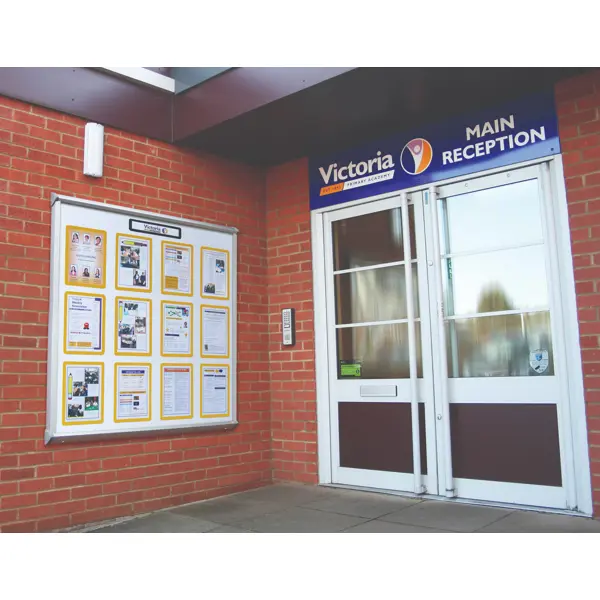 Informationsrahmen, Kennzeichnung Frames 4 Docs, magnetisch – blau, Format A4, 10er-Pack