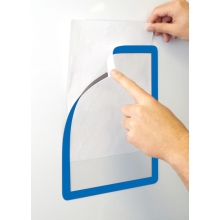 Informationsrahmen, Kennzeichnung Frames 4 Docs, magnetisch – blau, Format A4, 10er-Pack