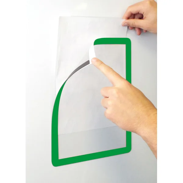 Informationsrahmen, Kennzeichnung Frames 4 Docs, magnetisch – grün, Format A4, 10er-Pack