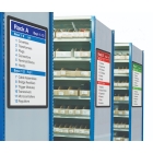 Informationsrahmen, Kennzeichnung Frames 4 Docs, magnetisch – rot, Format A4, 10er-Pack