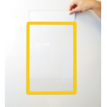 Informationsrahmen, Kennzeichnung Frames 4 Docs, selbstklebend – gelb, Format A3, 10er-Pack