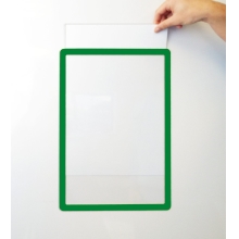 Informationsrahmen, Kennzeichnung Frames 4 Docs, selbstklebend – grün, Format A3, 10er-Pack