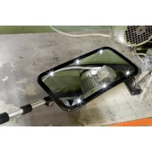 Inspektionsspiegel mit Licht Spexi Premium mit Rollen – Acrylat, 20×40 cm