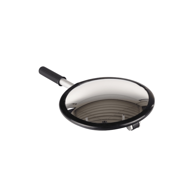 Inspektionsspiegel Spexi Premium mit Rollen – Acrylat, D.25cm