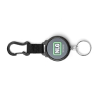 Jojo Karabiner Mini NLG Lanyard mit Stahlseil für Werkzeuge – Metall, schwarz