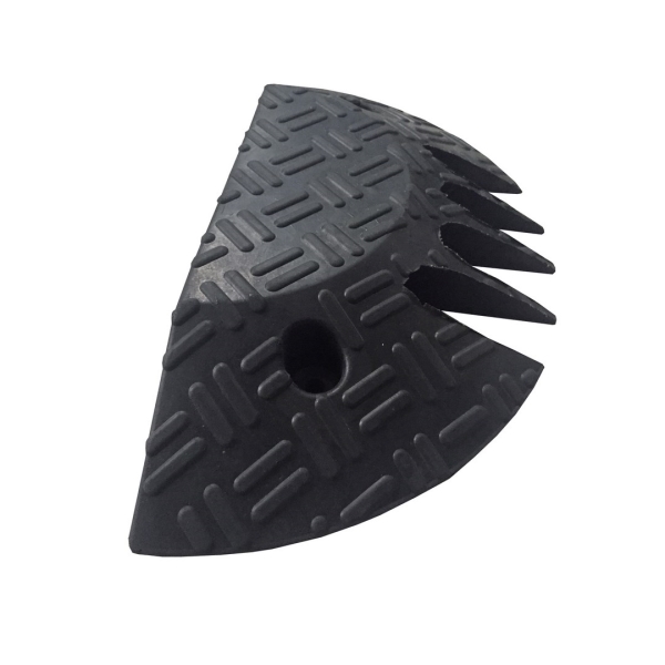 Kabelbrücke, 10 t, Eckstück – 250×500×70 mm, schwarz