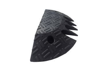 Kabelbrücke, 10t, Eckstück – 250×500×70 mm, schwarz