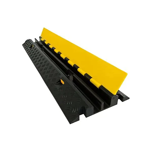 Kabelbrücke, 15t – 1000×250×50 mm, gelb-schwarz