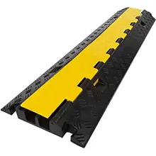 Kabelbrücke, 15t – 1000×250×50 mm, gelb-schwarz