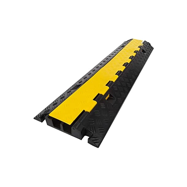 Kabelbrücke, 15t – 1000×250×50 mm, gelb-schwarz