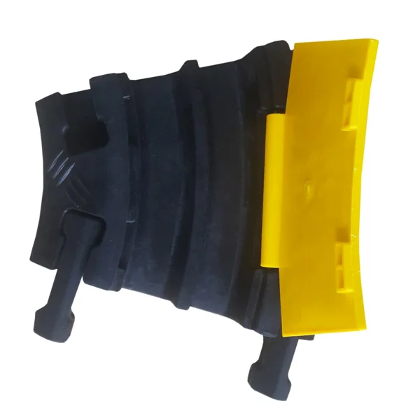 Kabelbrücke, 1t, Eckstück 30° – 250×50 mm, gelb-schwarz